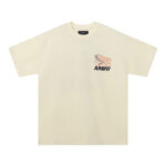 731款P50 面料260克双纱字母 杏色 黑色 S M L XL