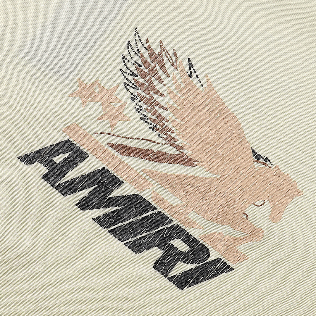 731款P50 面料260克双纱字母 杏色 黑色 S M L XL