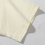 731款P50 面料260克双纱字母 杏色 黑色 S M L XL