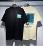 732款P50 面料260克双纱字母 杏色 黑色 S M L XL
