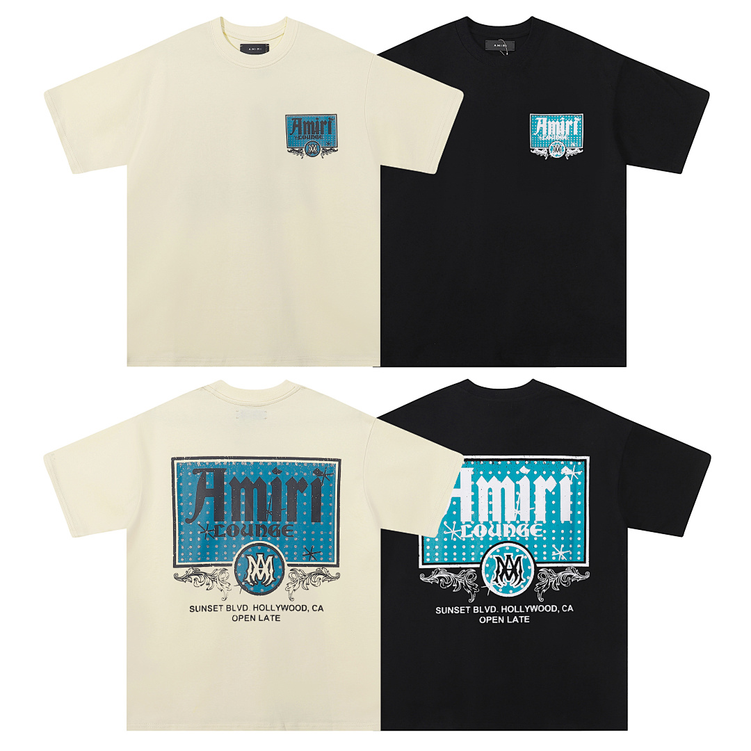 732款P50 面料260克双纱字母 杏色 黑色 S M L XL