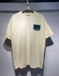 732款P50 面料260克双纱字母 杏色 黑色 S M L XL