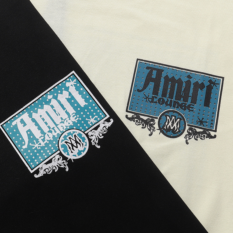 732款P50 面料260克双纱字母 杏色 黑色 S M L XL