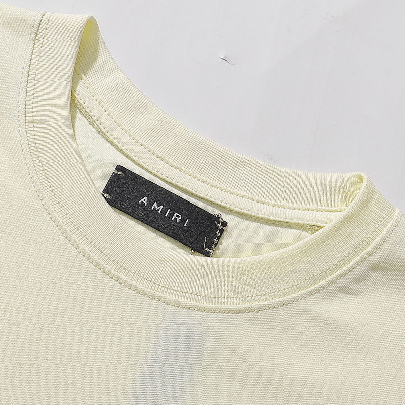 732款P50 面料260克双纱字母 杏色 黑色 S M L XL
