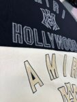733款P50 面料260克双纱发泡字母 杏色 黑色 S M L XL