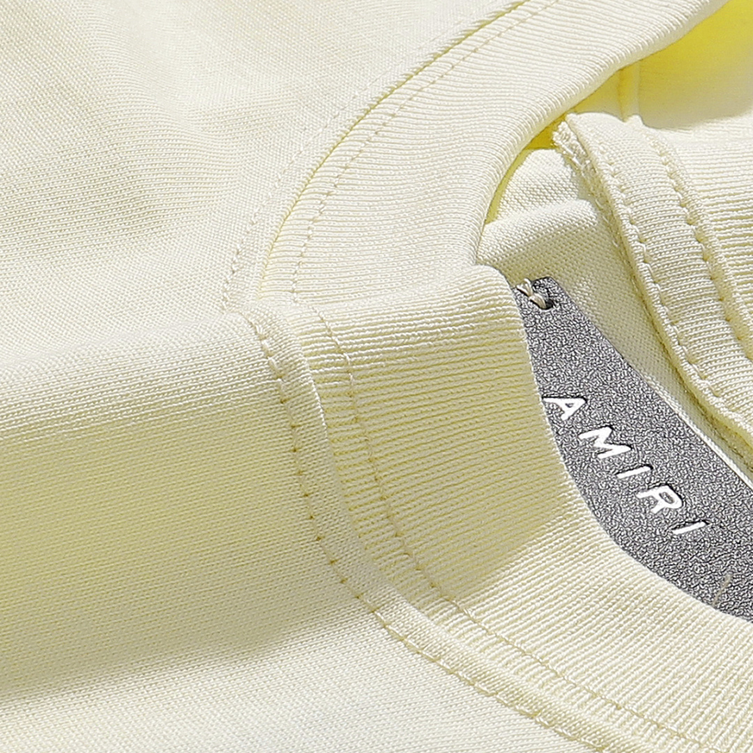 733款P50 面料260克双纱发泡字母 杏色 黑色 S M L XL