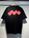 734款P47 面料260克双纱字母骰子 杏色 黑色 S M L XL