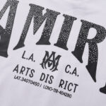 736款P53 面料260克双纱字母烫银粒 白色 黑色 S M L XL