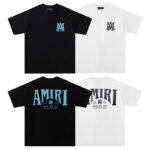 736款P53 面料260克双纱字母烫银粒 白色 黑色 S M L XL