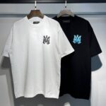 736款P53 面料260克双纱字母烫银粒 白色 黑色 S M L XL