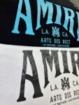 736款P53 面料260克双纱字母烫银粒 白色 黑色 S M L XL