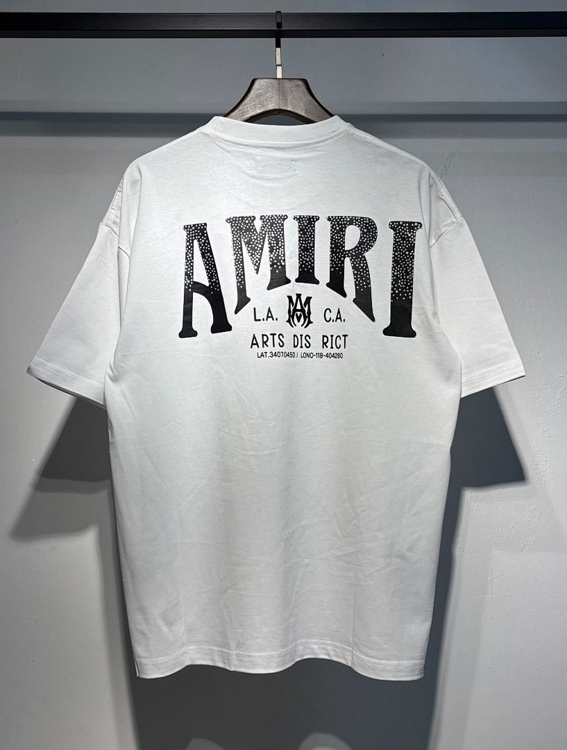 736款P53 面料260克双纱字母烫银粒 白色 黑色 S M L XL