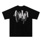 738款P50 面料260克双纱字母锁链 白色 黑色 S M L XL