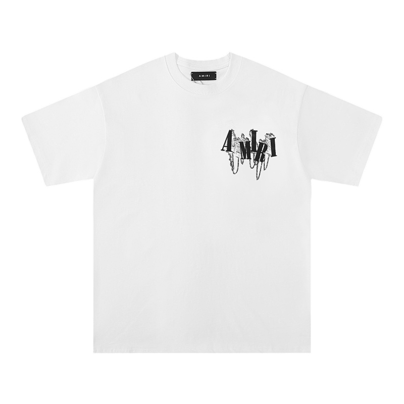 738款P50 面料260克双纱字母锁链 白色 黑色 S M L XL