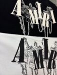 738款P50 面料260克双纱字母锁链 白色 黑色 S M L XL