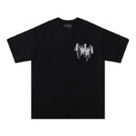 738款P50 面料260克双纱字母锁链 白色 黑色 S M L XL
