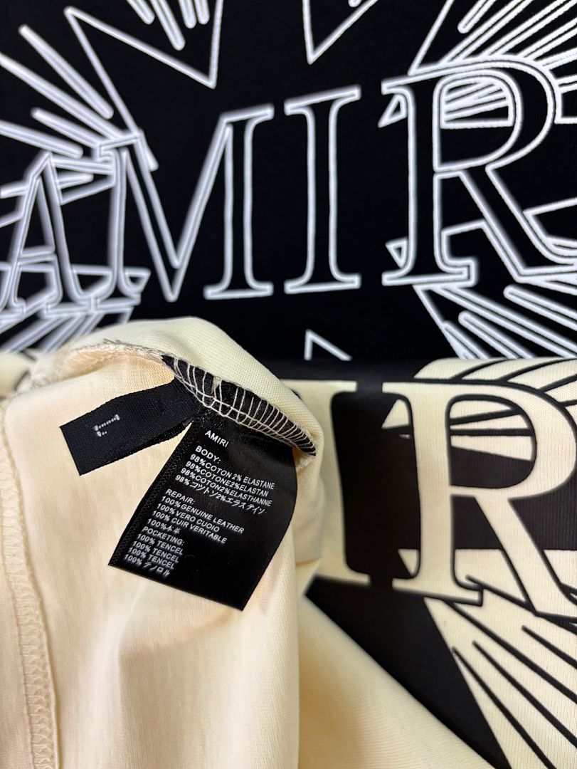 739款P47 面料260克双纱字母 杏色 黑色 S M L XL