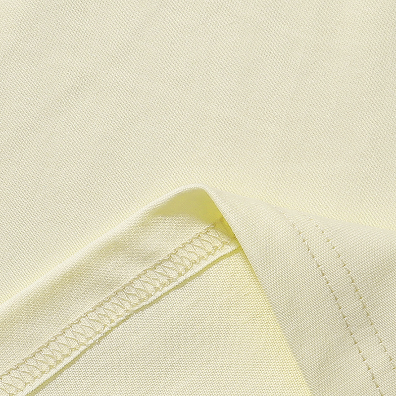 739款P47 面料260克双纱字母 杏色 黑色 S M L XL