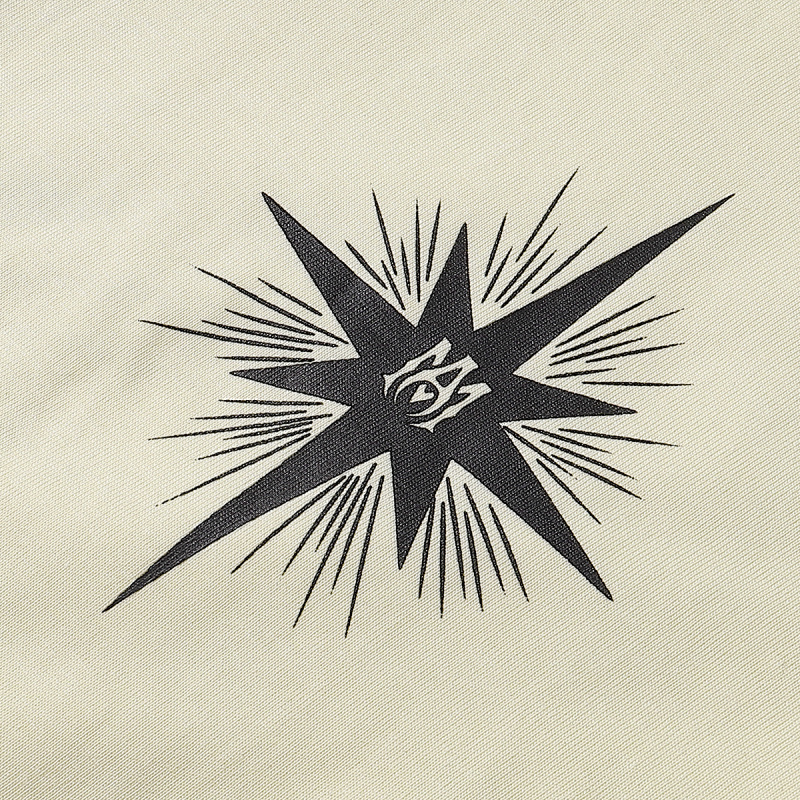 739款P47 面料260克双纱字母 杏色 黑色 S M L XL