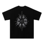 739款P47 面料260克双纱字母 杏色 黑色 S M L XL