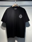 739款P47 面料260克双纱字母 杏色 黑色 S M L XL