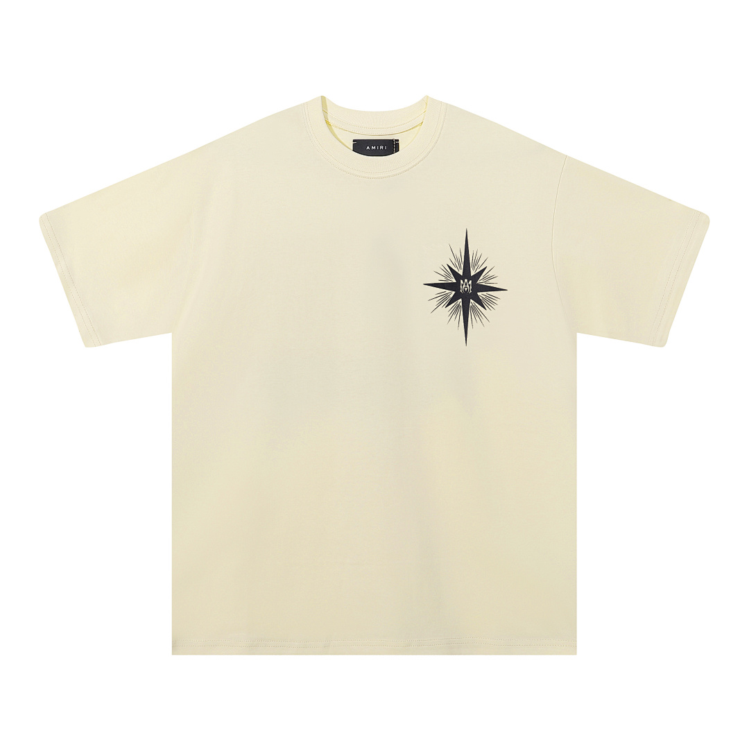 739款P47 面料260克双纱字母 杏色 黑色 S M L XL