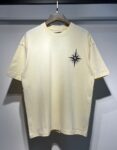 739款P47 面料260克双纱字母 杏色 黑色 S M L XL