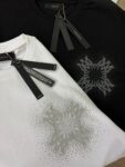 740款P53 面料260克双纱字母 白色 黑色 S M L XL