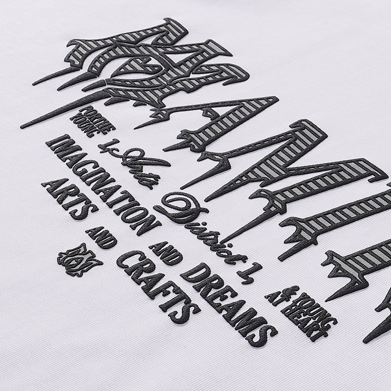741款P50 面料260克双纱字母 白色 黑色 S M L XL