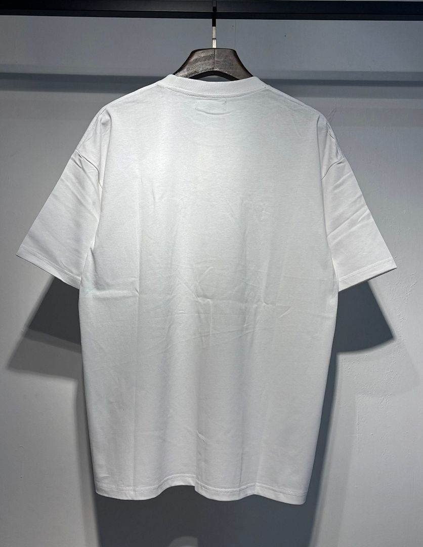 741款P50 面料260克双纱字母 白色 黑色 S M L XL