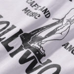 743款P50 面料260克双纱字母 白色 黑色 S M L XL