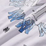 744款P53 面料260克双纱字母高品质印花版本【非市场的差烫图】 白色 黑色 S M L XL