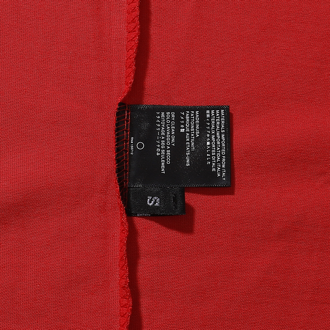 745款P47 面料260克双纱字母 白色 红色 黑色 S M L XL