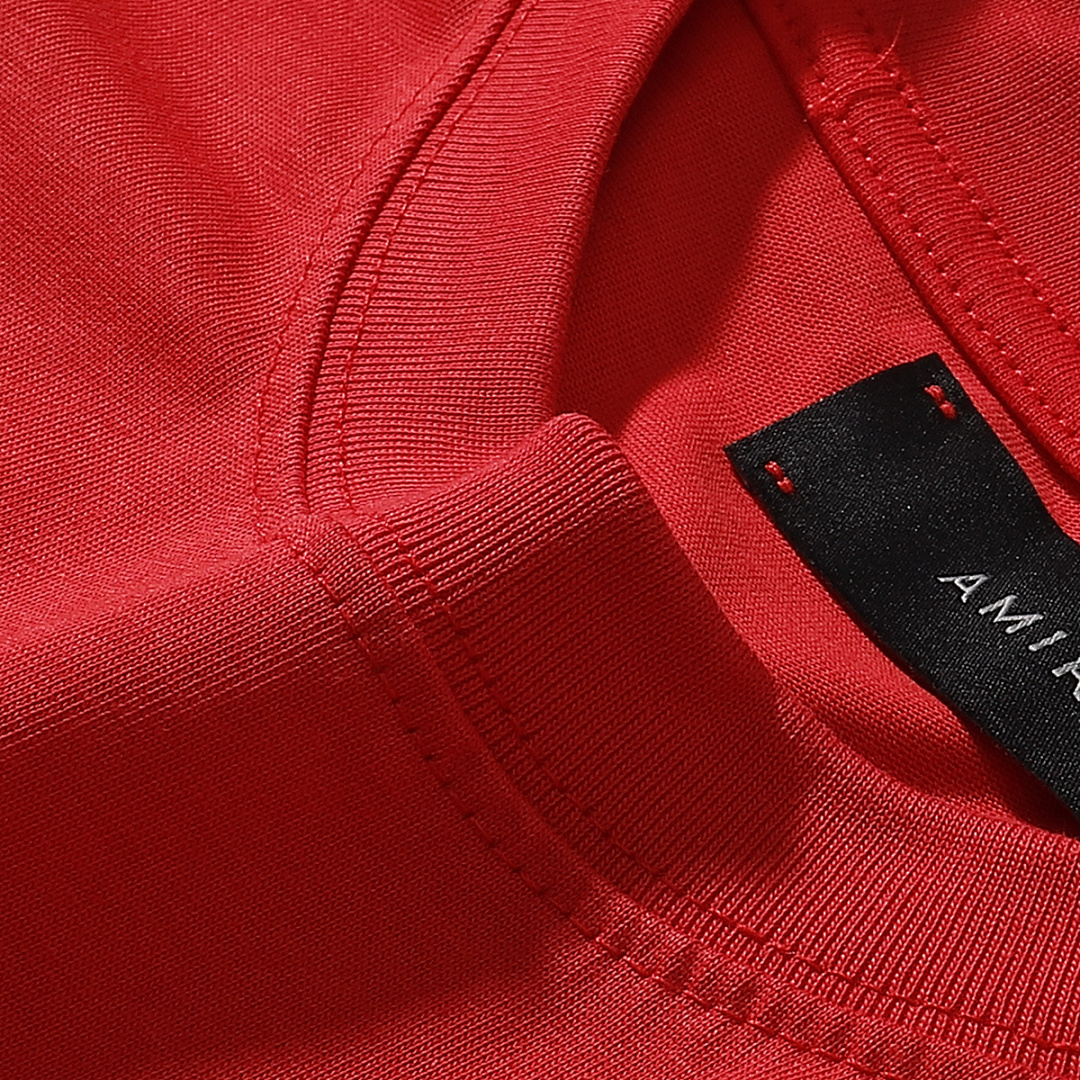 745款P47 面料260克双纱字母 白色 红色 黑色 S M L XL
