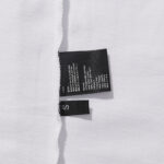 747款P50 面料260克双纱字母 白色 黑色 S M L XL