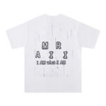 747款P50 面料260克双纱字母 白色 黑色 S M L XL