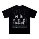 747款P50 面料260克双纱字母 白色 黑色 S M L XL