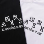 747款P50 面料260克双纱字母 白色 黑色 S M L XL