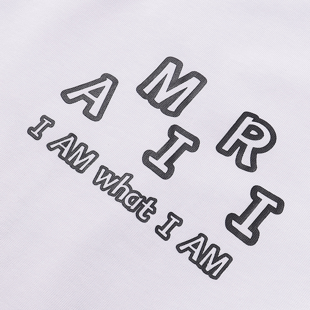 747款P50 面料260克双纱字母 白色 黑色 S M L XL