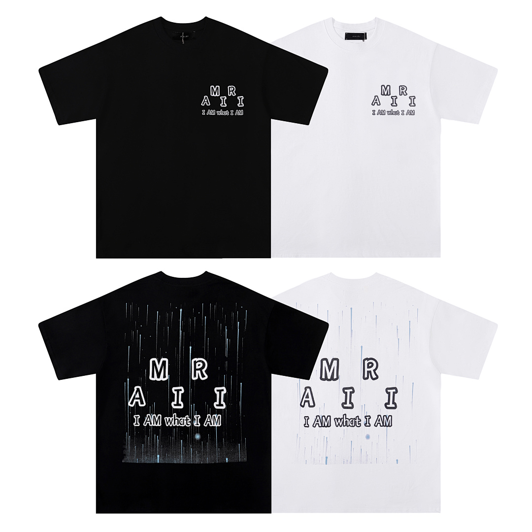 747款P50 面料260克双纱字母 白色 黑色 S M L XL