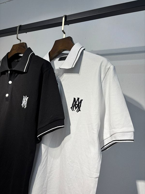 5128款P76 刺绣POLO黑色 白色 S M L XL