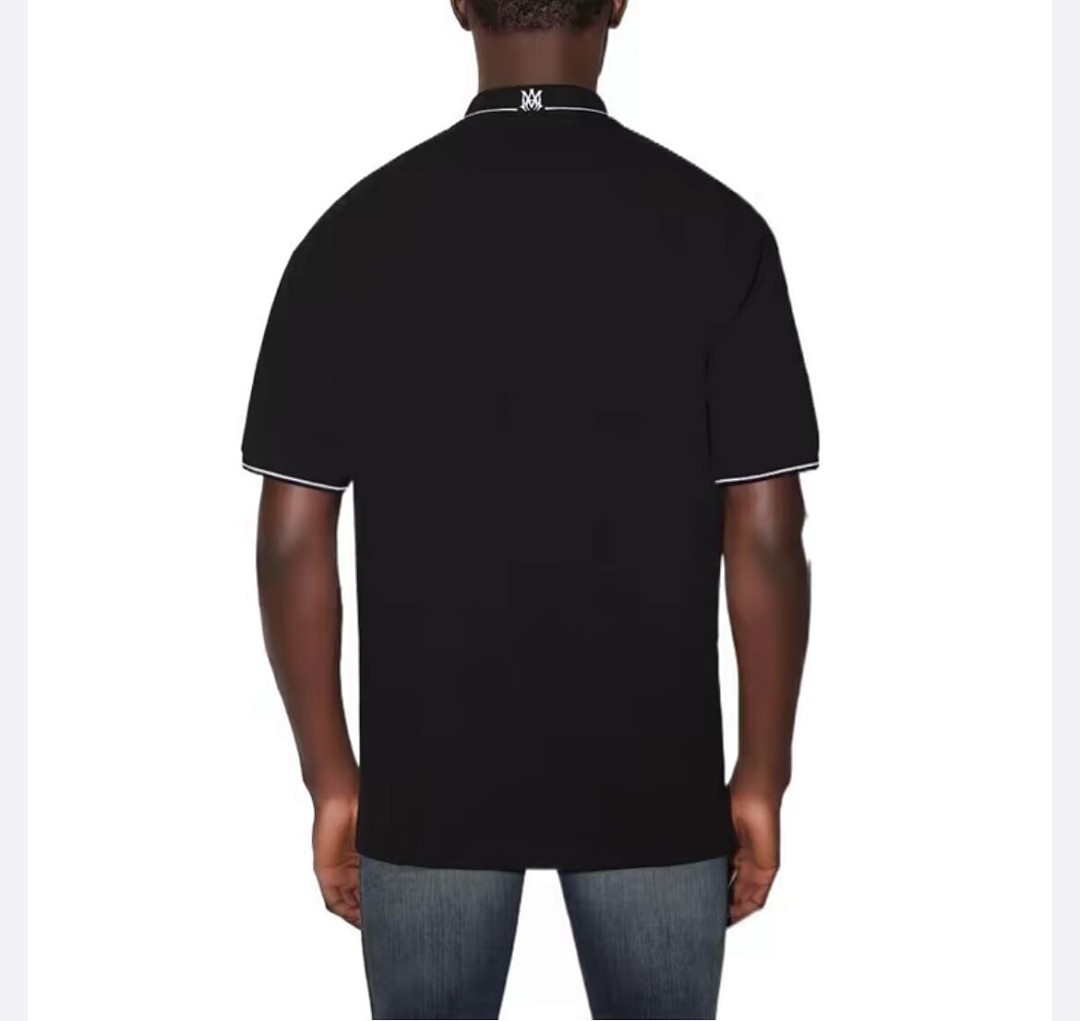 5128款P76 刺绣POLO黑色 白色 S M L XL