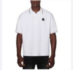 5128款P76 刺绣POLO黑色 白色 S M L XL