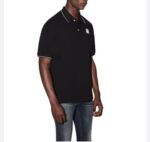5128款P76 刺绣POLO黑色 白色 S M L XL