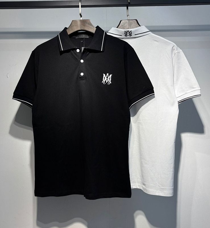 5128款P76 刺绣POLO黑色 白色 S M L XL