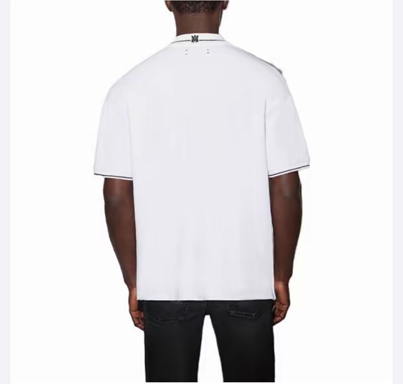 5128款P76 刺绣POLO黑色 白色 S M L XL