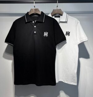 5128款P76 刺绣POLO黑色 白色 S M L XL