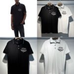 5129款P76 刺绣 POLO黑色 白色 S M L XL