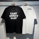 748款P47 面料260克双纱字母 白色 黑色 S M L XL