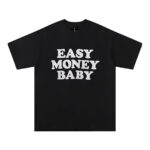 748款P47 面料260克双纱字母 白色 黑色 S M L XL
